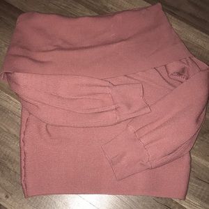 Off the shoulder sweater